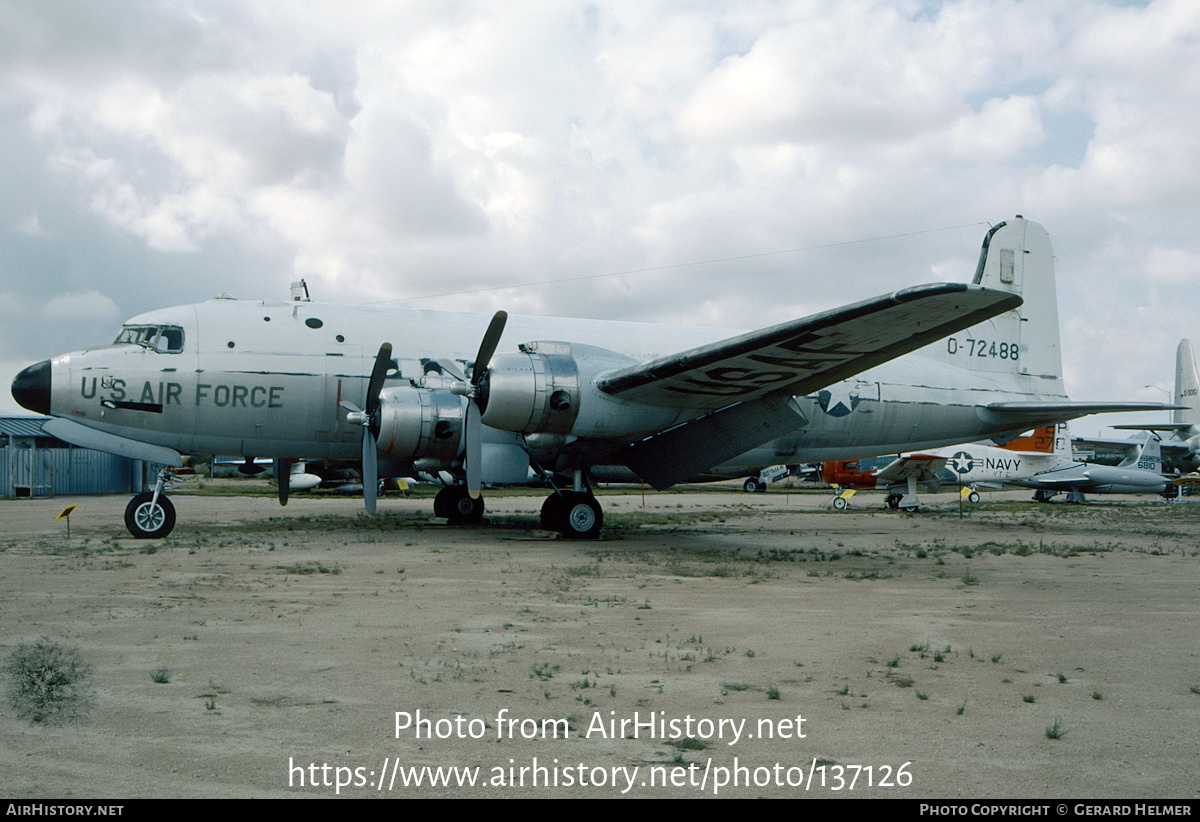 Aircraft Photo of 42-72488 / 0-72488 | Douglas C-54D Skymaster | USA - Air Force | AirHistory.net #137126