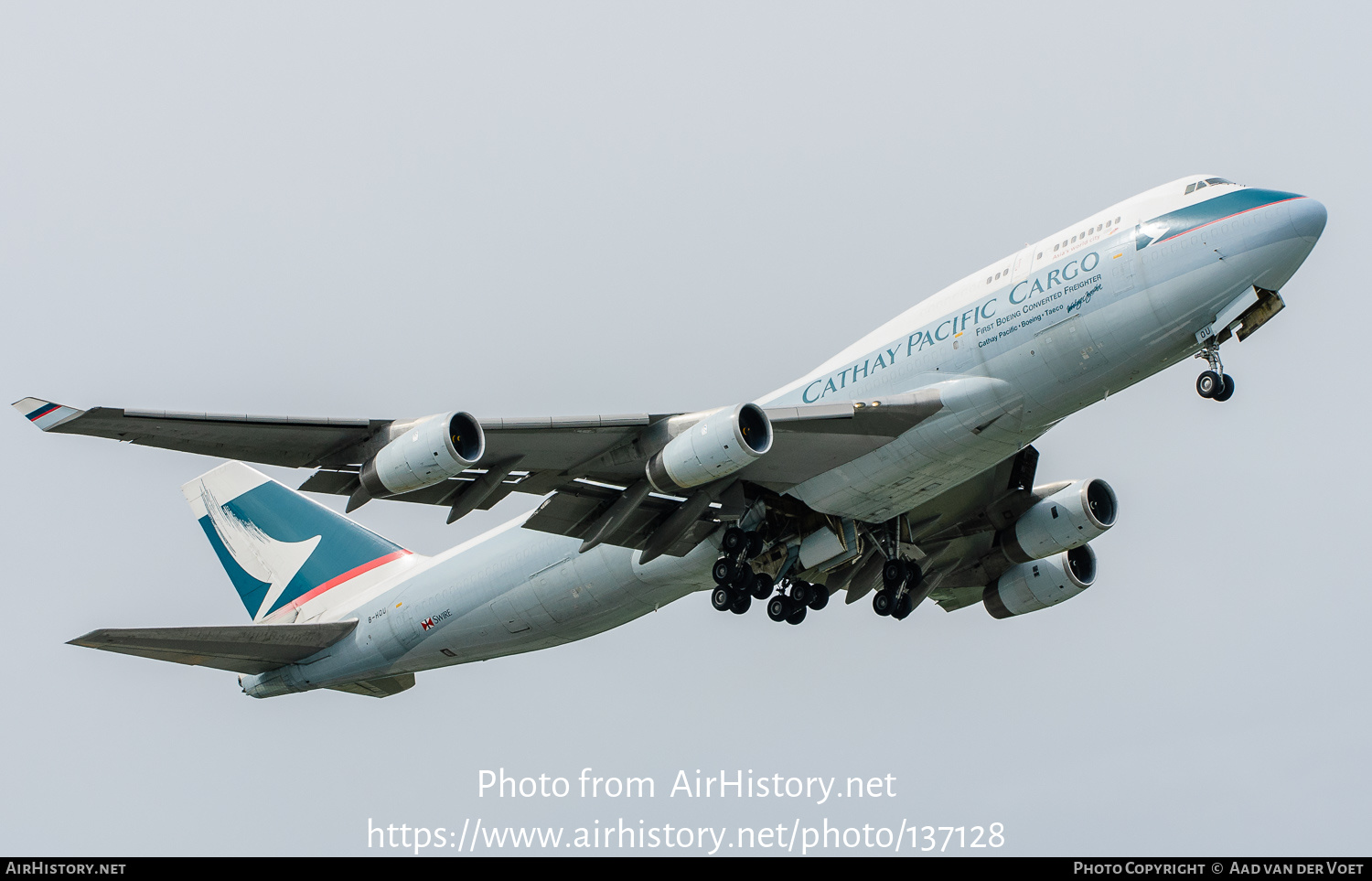 Aircraft Photo Of B-HOU | Boeing 747-467(BCF) | Cathay Pacific Airways ...