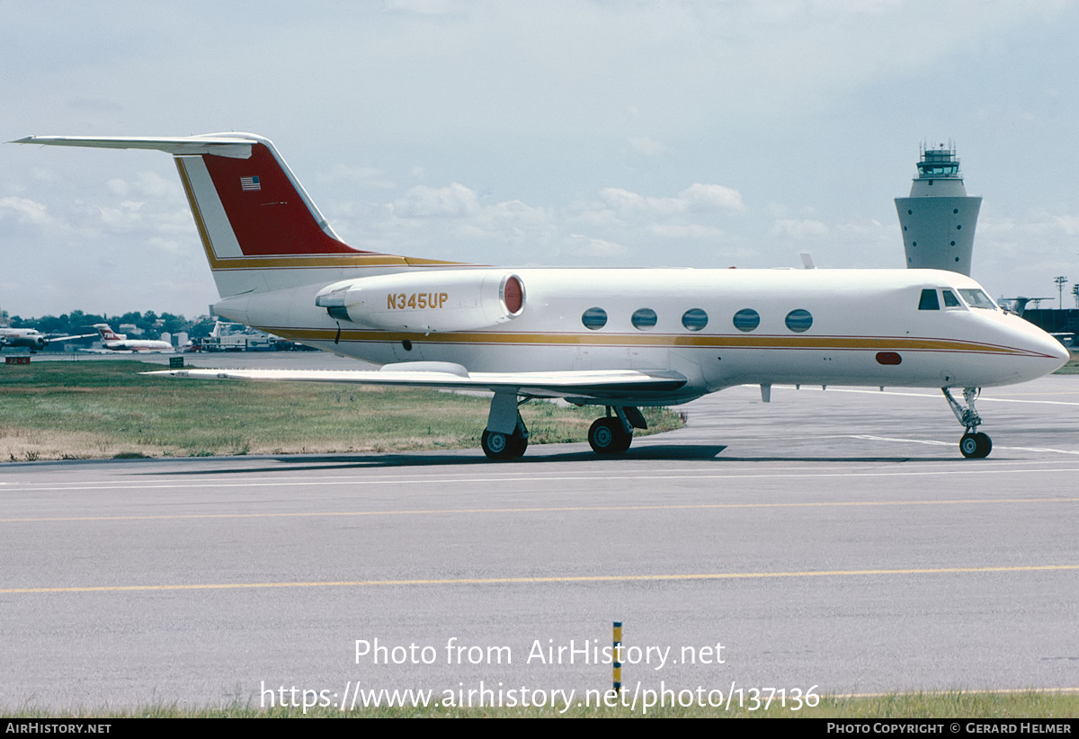 Aircraft Photo of N345UP | Grumman American G-1159 Gulfstream II | AirHistory.net #137136