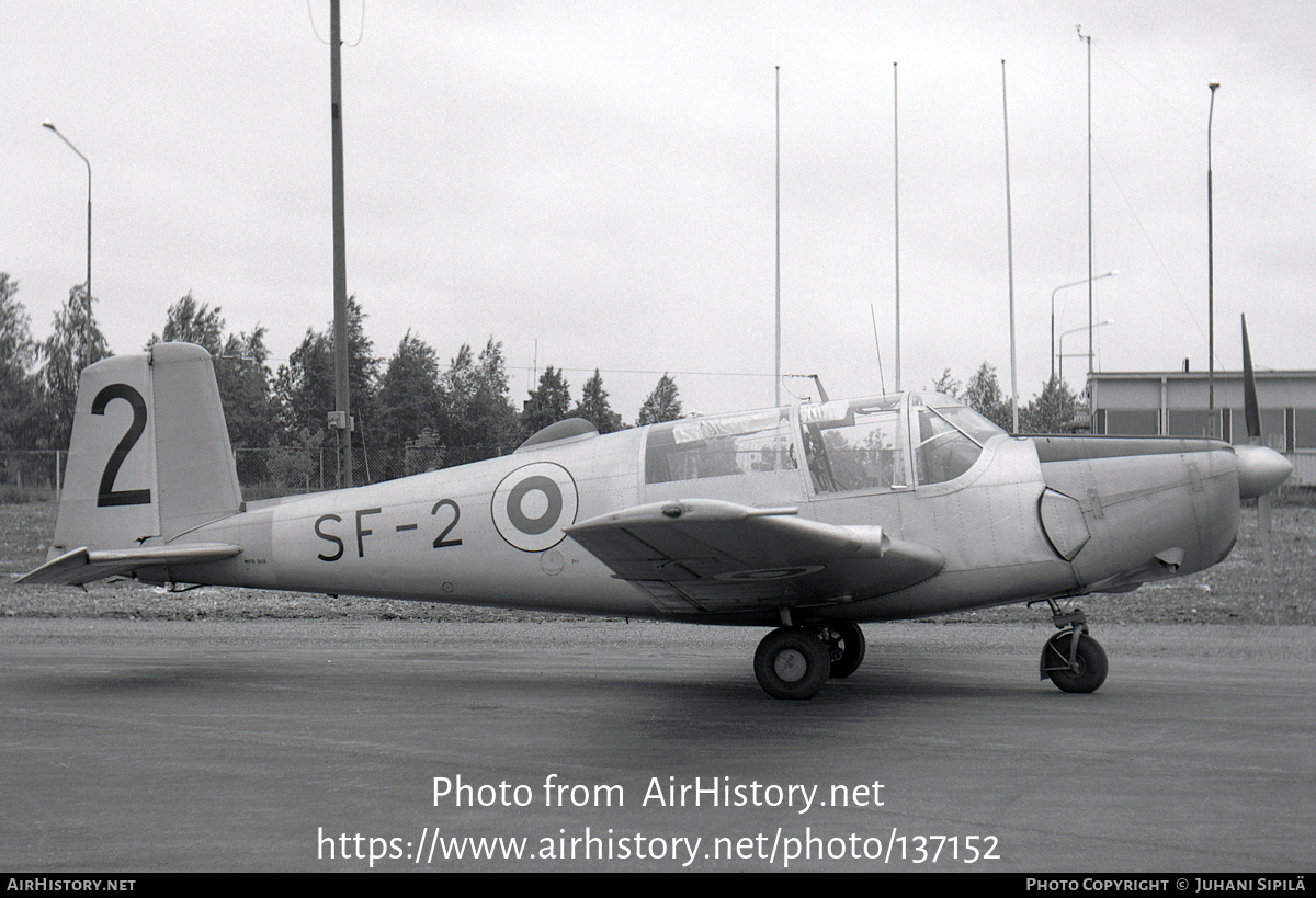 Aircraft Photo of SF-2 | Saab 91D Safir | Finland - Air Force | AirHistory.net #137152