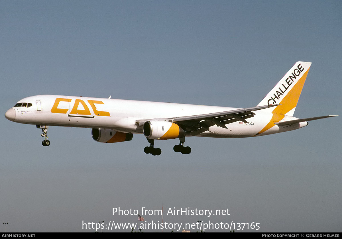 Aircraft Photo of N571CA | Boeing 757-23APF | Challenge Air Cargo - CAC | AirHistory.net #137165