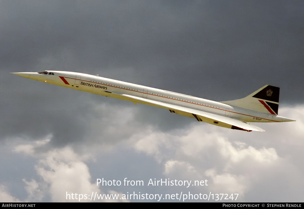 Aircraft Photo of G-BOAF | Aerospatiale-British Aerospace Concorde 102 | British Airways | AirHistory.net #137247