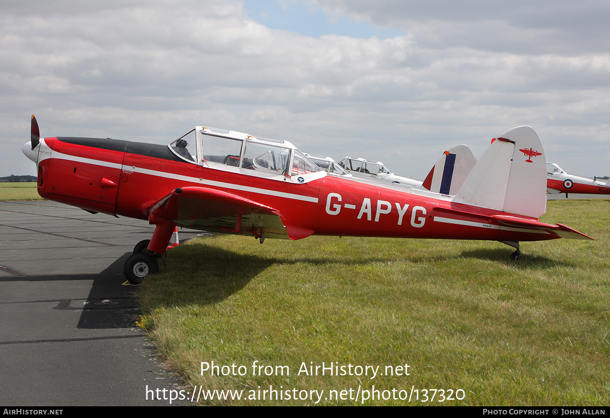 Aircraft Photo of G-APYG | De Havilland DHC-1 Chipmunk Mk22 | AirHistory.net #137320