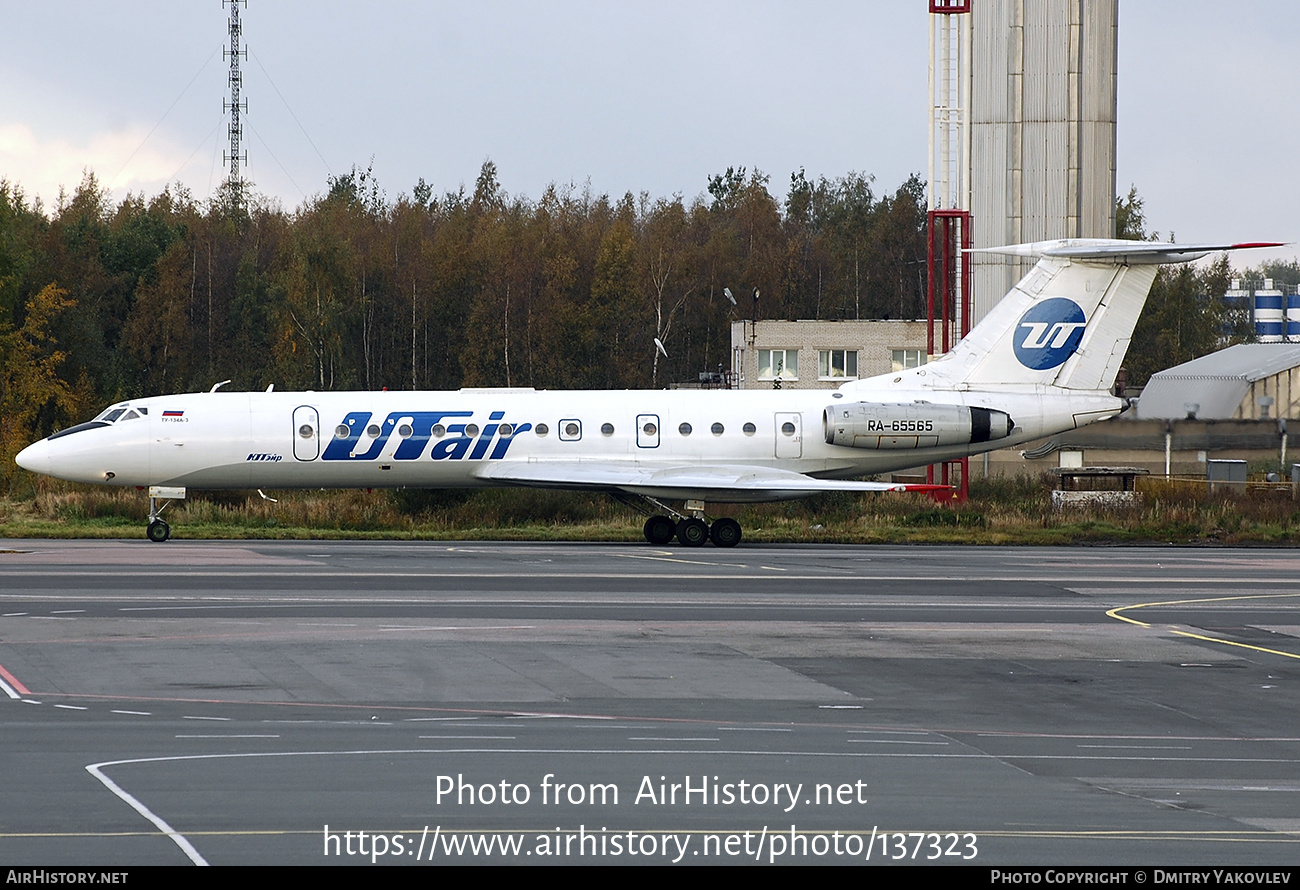 Aircraft Photo of RA-65565 | Tupolev Tu-134AK | UTair | AirHistory.net #137323