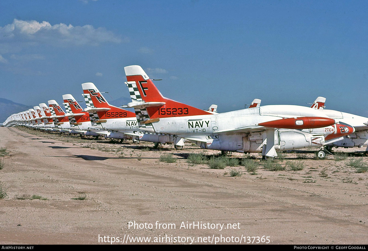 Aircraft Photo of 155233 | North American T-2B Buckeye | USA - Navy | AirHistory.net #137365