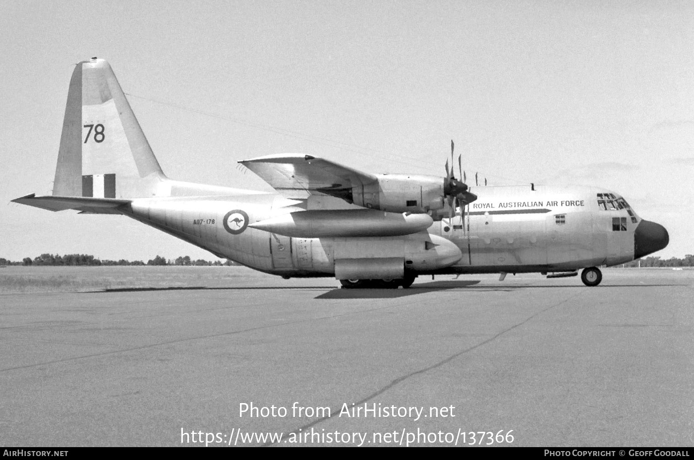 Aircraft Photo of A97-178 | Lockheed C-130E Hercules (L-382) | Australia - Air Force | AirHistory.net #137366