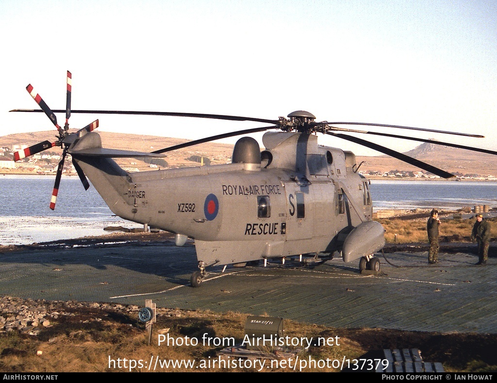 Aircraft Photo of XZ592 | Westland WS-61 Sea King HAR3 | UK - Air Force | AirHistory.net #137379