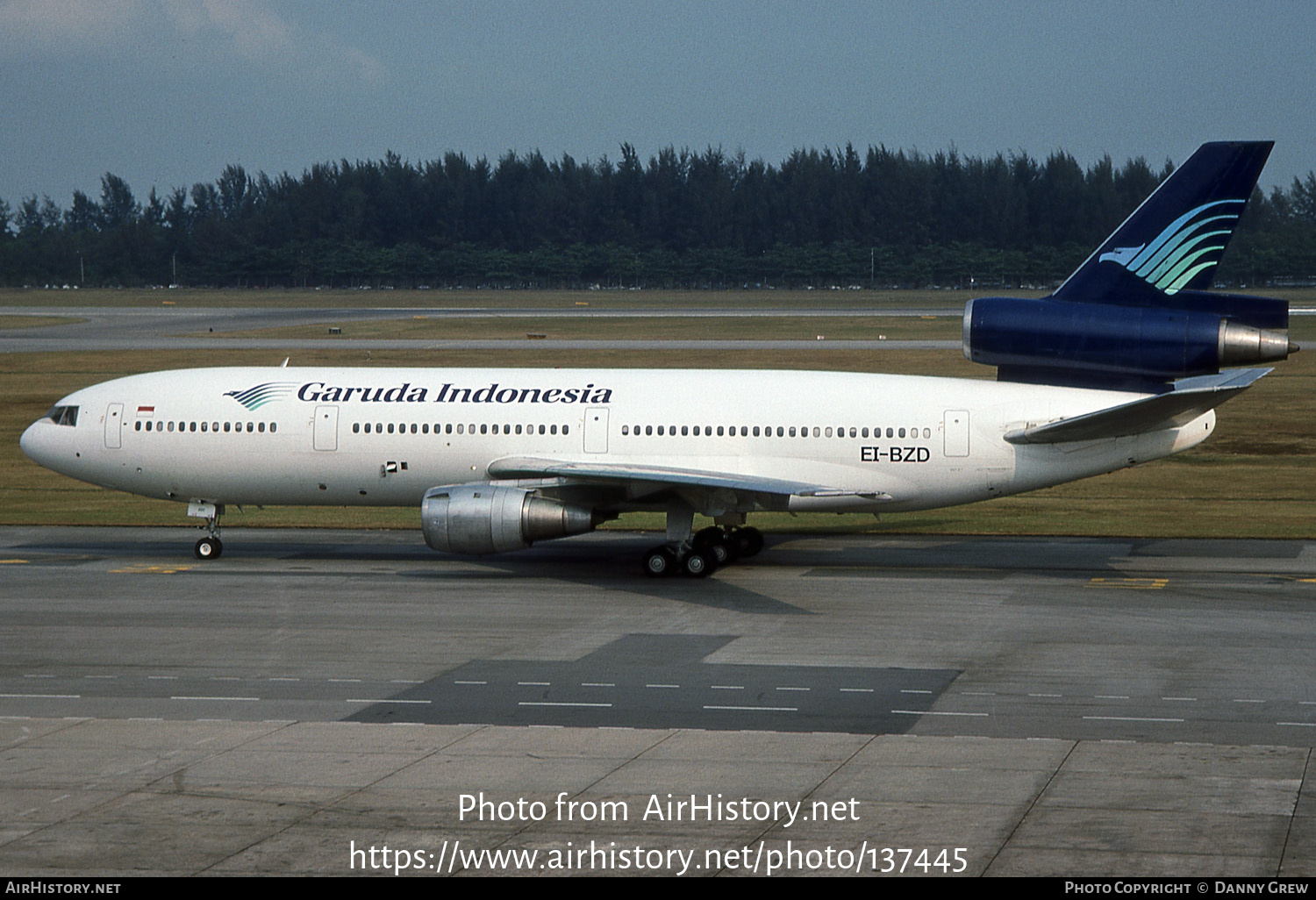 Aircraft Photo of EI-BZD | McDonnell Douglas DC-10-30 | Garuda Indonesia | AirHistory.net #137445