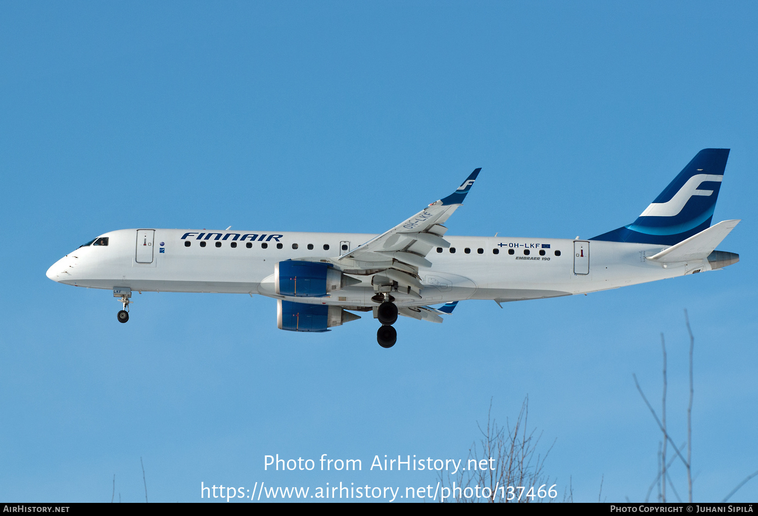 Aircraft Photo of OH-LKF | Embraer 190LR (ERJ-190-100LR) | Finnair | AirHistory.net #137466