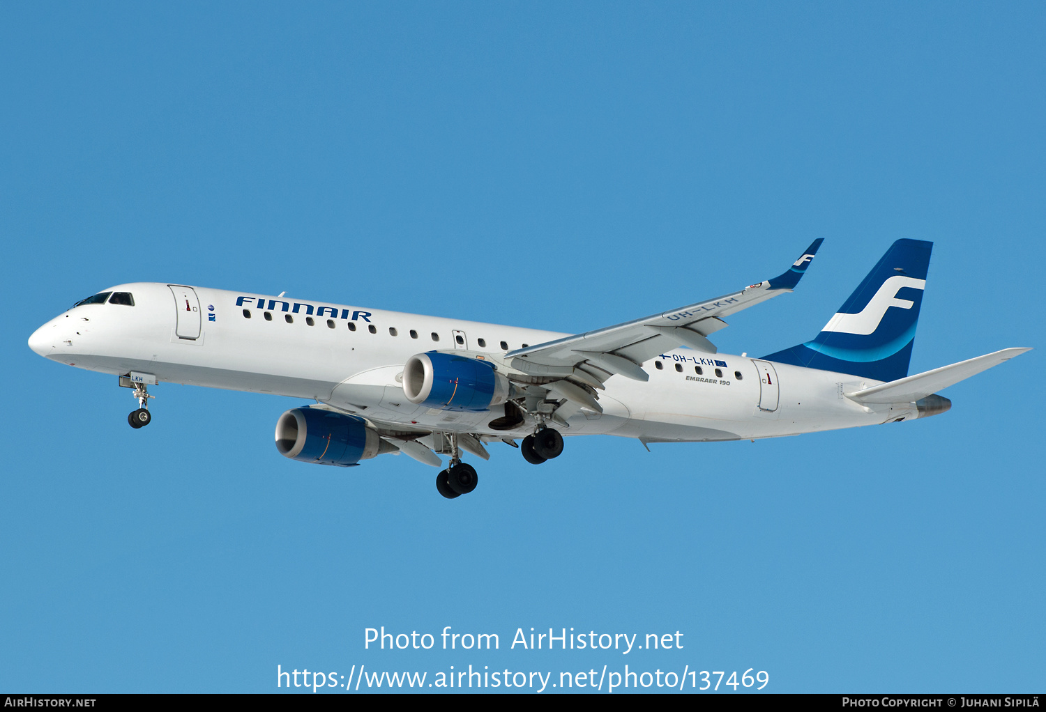 Aircraft Photo of OH-LKH | Embraer 190LR (ERJ-190-100LR) | Finnair | AirHistory.net #137469