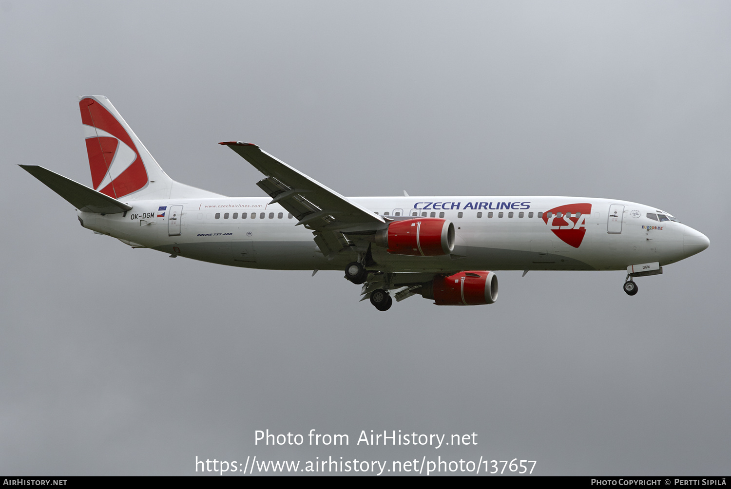 Aircraft Photo of OK-DGM | Boeing 737-45S | ČSA - Czech Airlines | AirHistory.net #137657