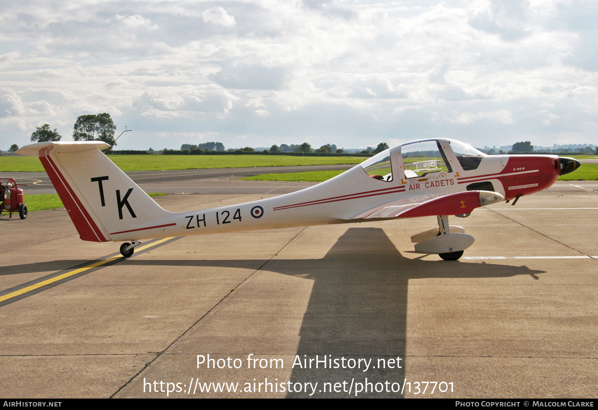 Aircraft Photo of ZH124 | Grob G-109B Vigilant T1 | UK - Air Force | AirHistory.net #137701