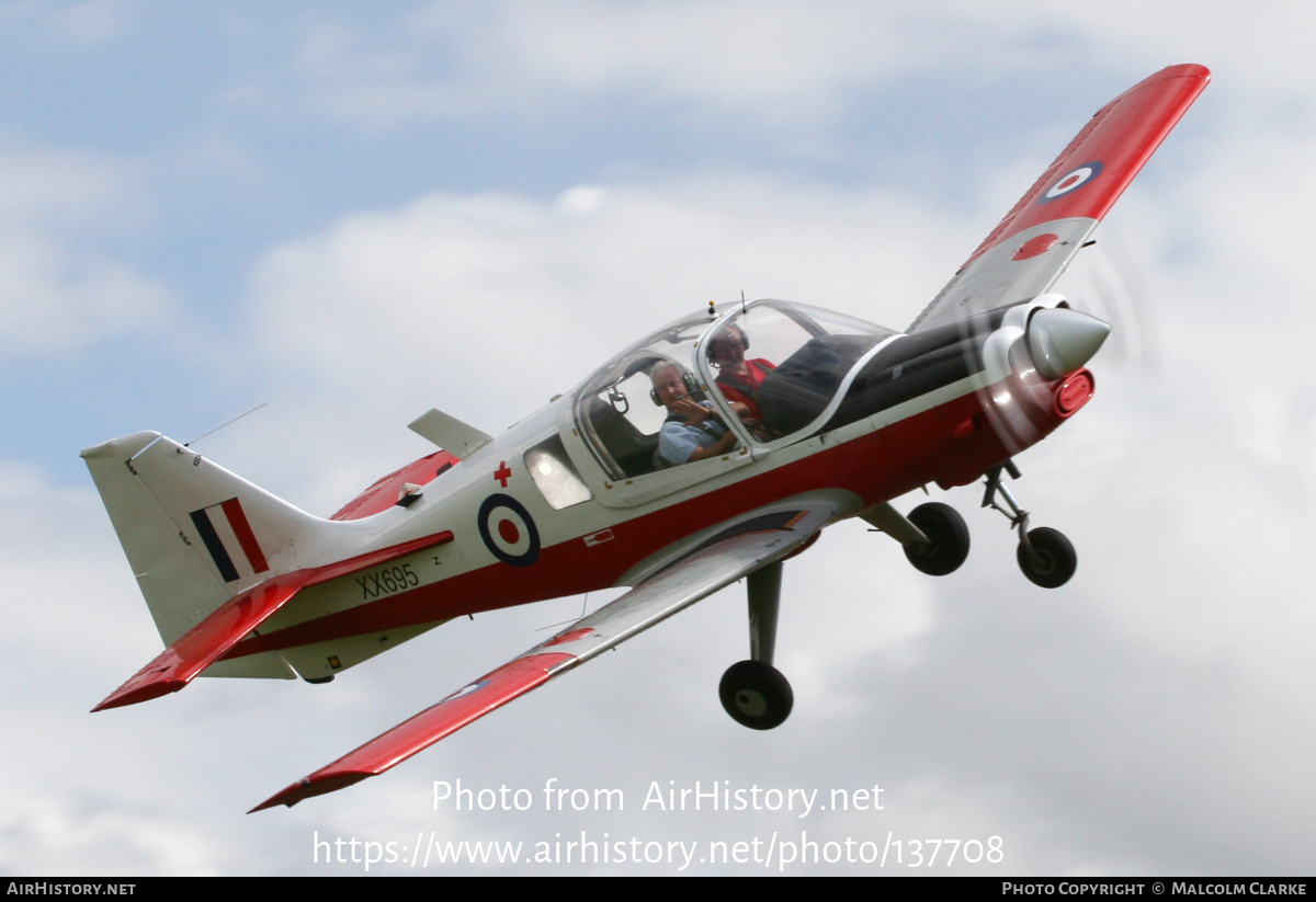 Aircraft Photo of G-CBBT / XX695 | Scottish Aviation Bulldog T1 | UK - Air Force | AirHistory.net #137708