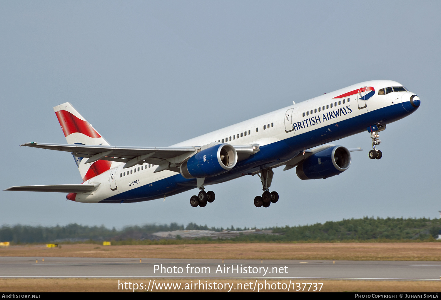 Aircraft Photo of G-CPET | Boeing 757-236 | British Airways | AirHistory.net #137737