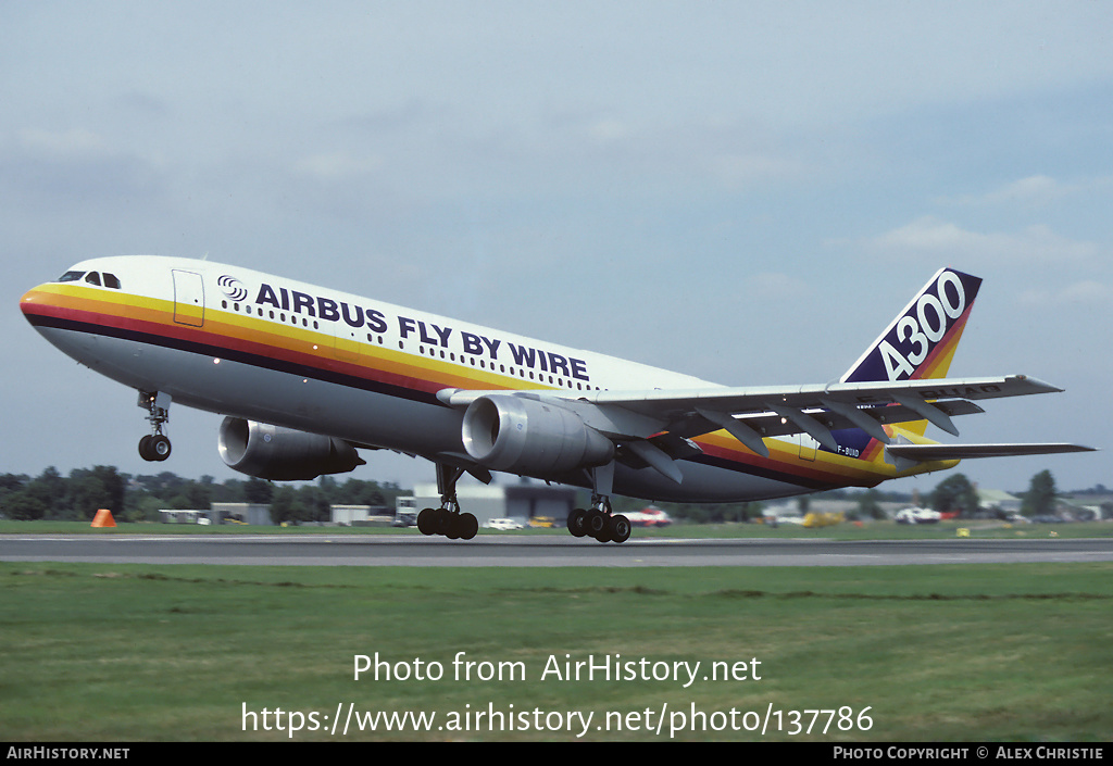 Aircraft Photo Of F Buad Airbus A300b2 103 Airbus Industrie