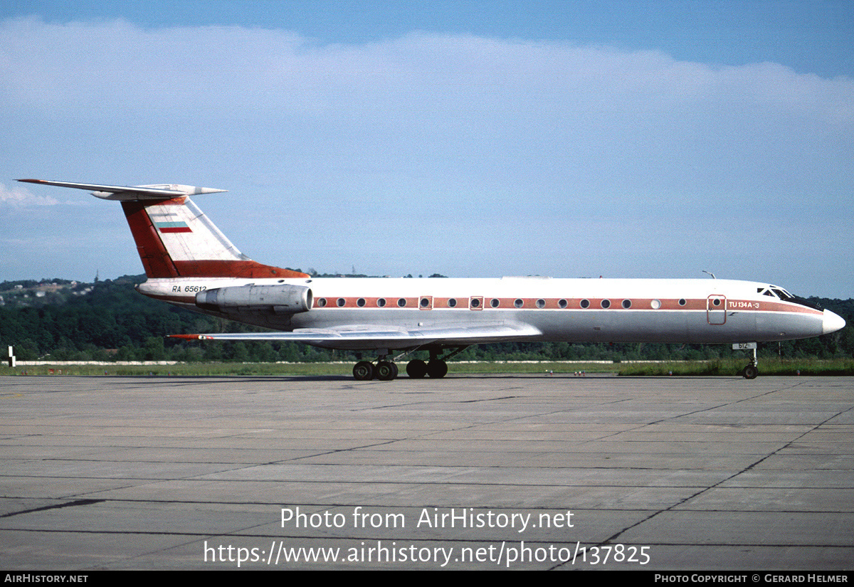 Aircraft Photo of RA-65612 | Tupolev Tu-134A-3 | AirHistory.net #137825