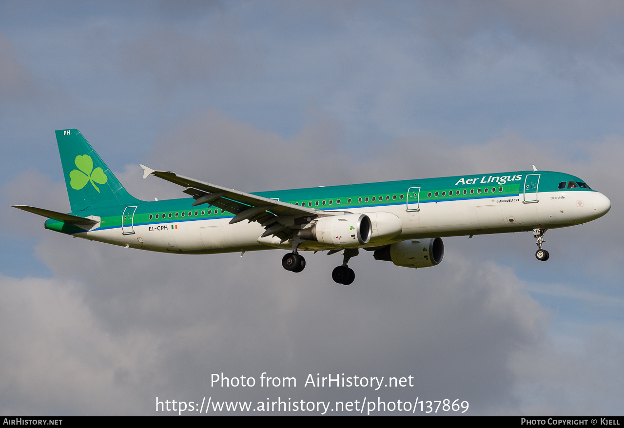 Aircraft Photo of EI-CPH | Airbus A321-211 | Aer Lingus | AirHistory.net #137869