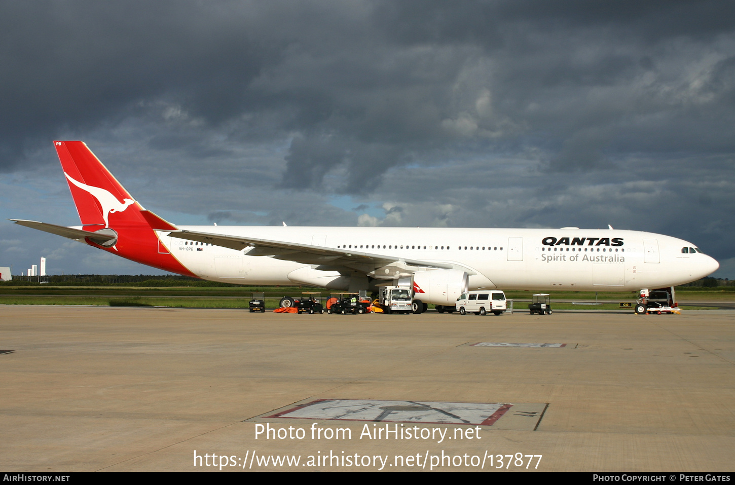 Aircraft Photo of VH-QPB | Airbus A330-301 | Qantas | AirHistory.net #137877