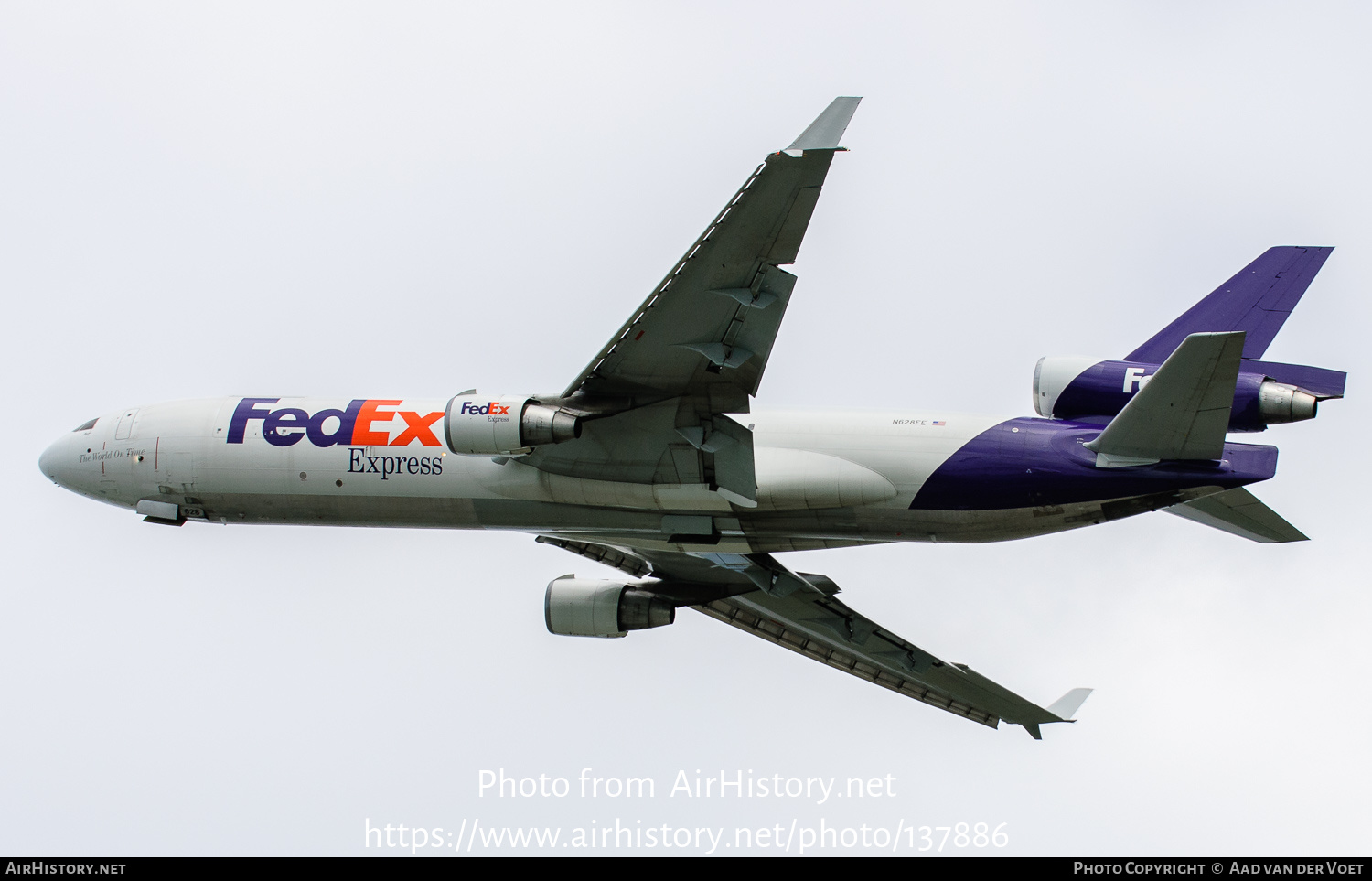 Aircraft Photo of N628FE | McDonnell Douglas MD-11/F | FedEx Express - Federal Express | AirHistory.net #137886