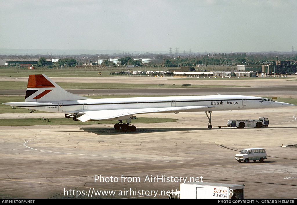 Aircraft Photo of G-N81AC | Aerospatiale-BAC Concorde 102 | British Airways | AirHistory.net #137888