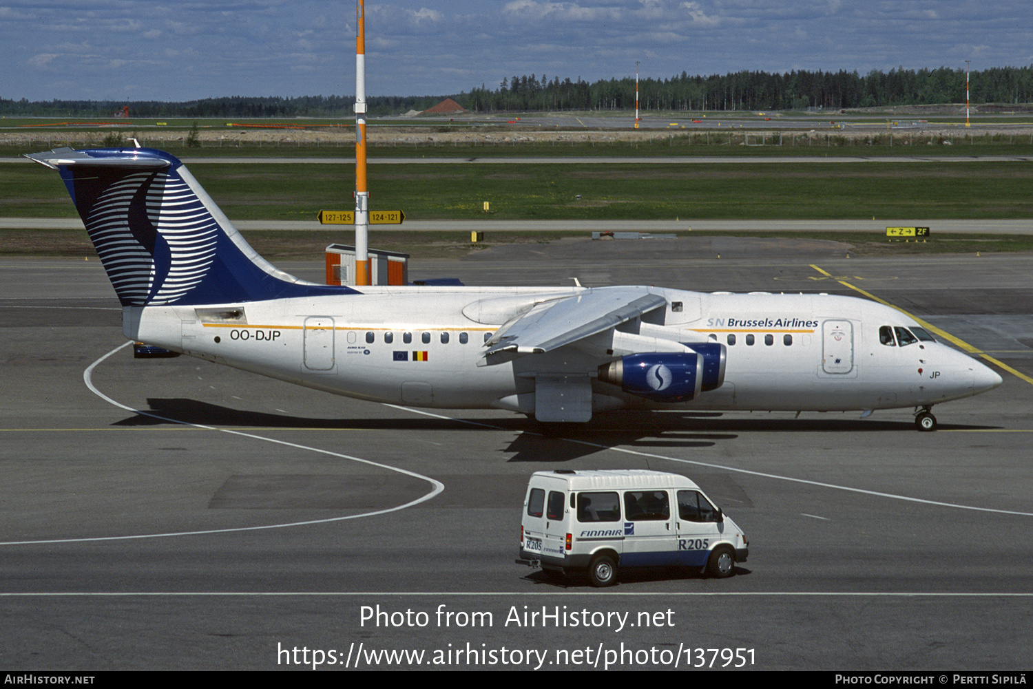 Aircraft Photo of OO-DJP | British Aerospace Avro 146-RJ85 | SN Brussels Airlines | AirHistory.net #137951