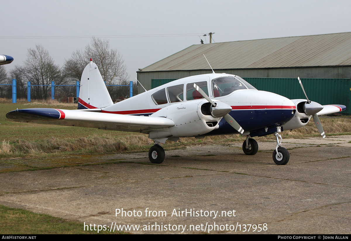 Aircraft Photo of G-ARJU | Piper PA-23-160 Apache G | AirHistory.net #137958