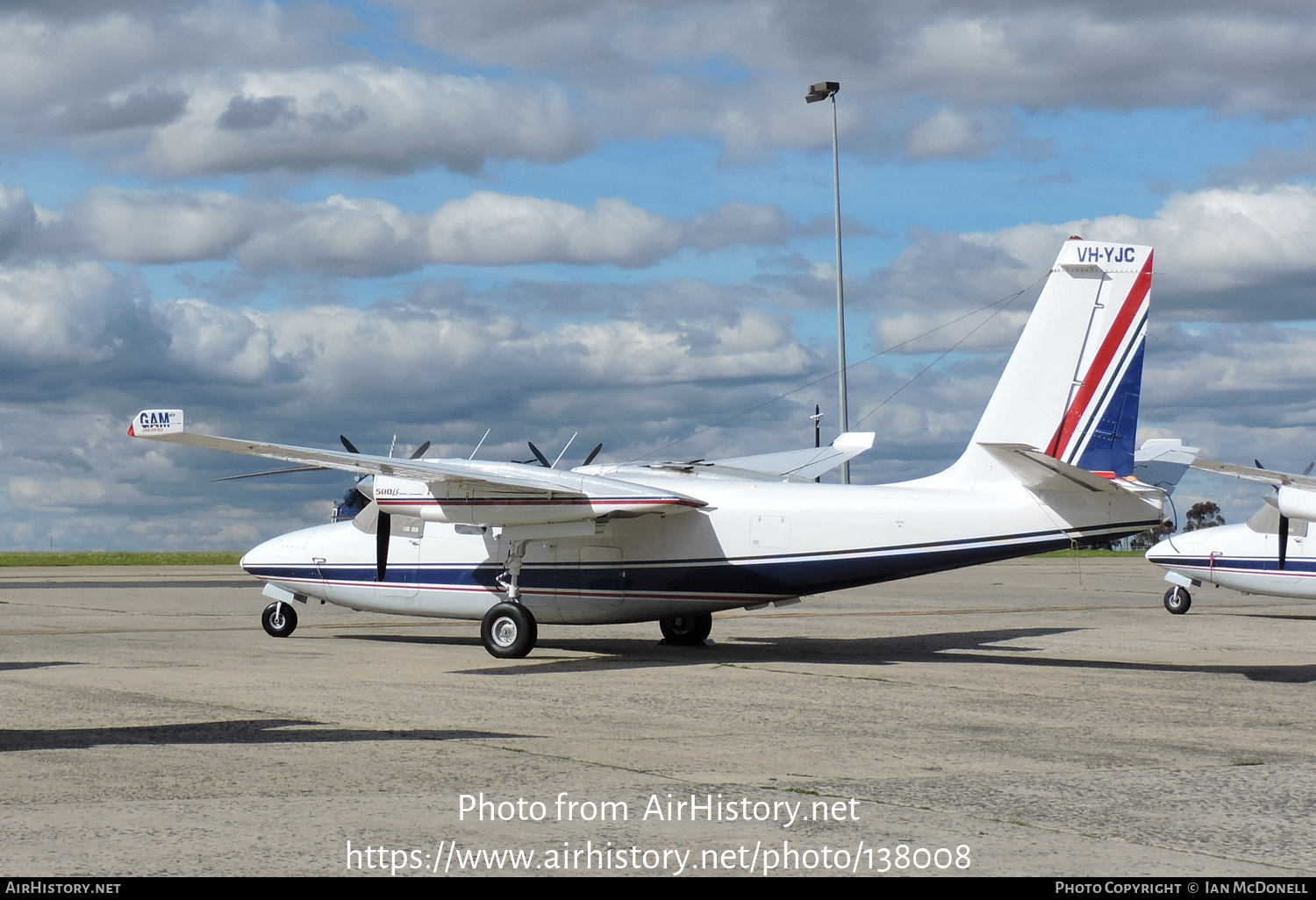 Aircraft Photo of VH-YJC | Rockwell 500S Shrike Commander | GAMair - General Aviation Maintenance | AirHistory.net #138008