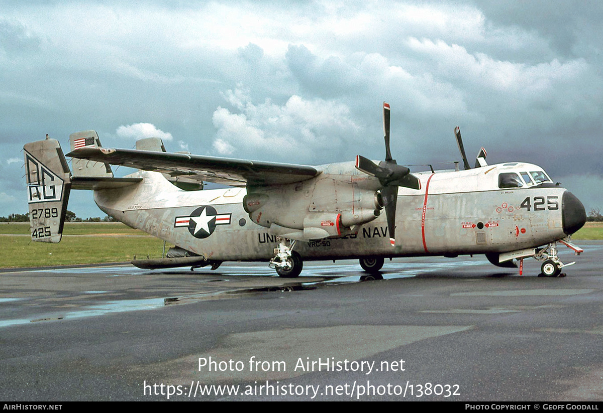 Aircraft Photo of 152789 | Grumman C-2A Greyhound | USA - Navy | AirHistory.net #138032