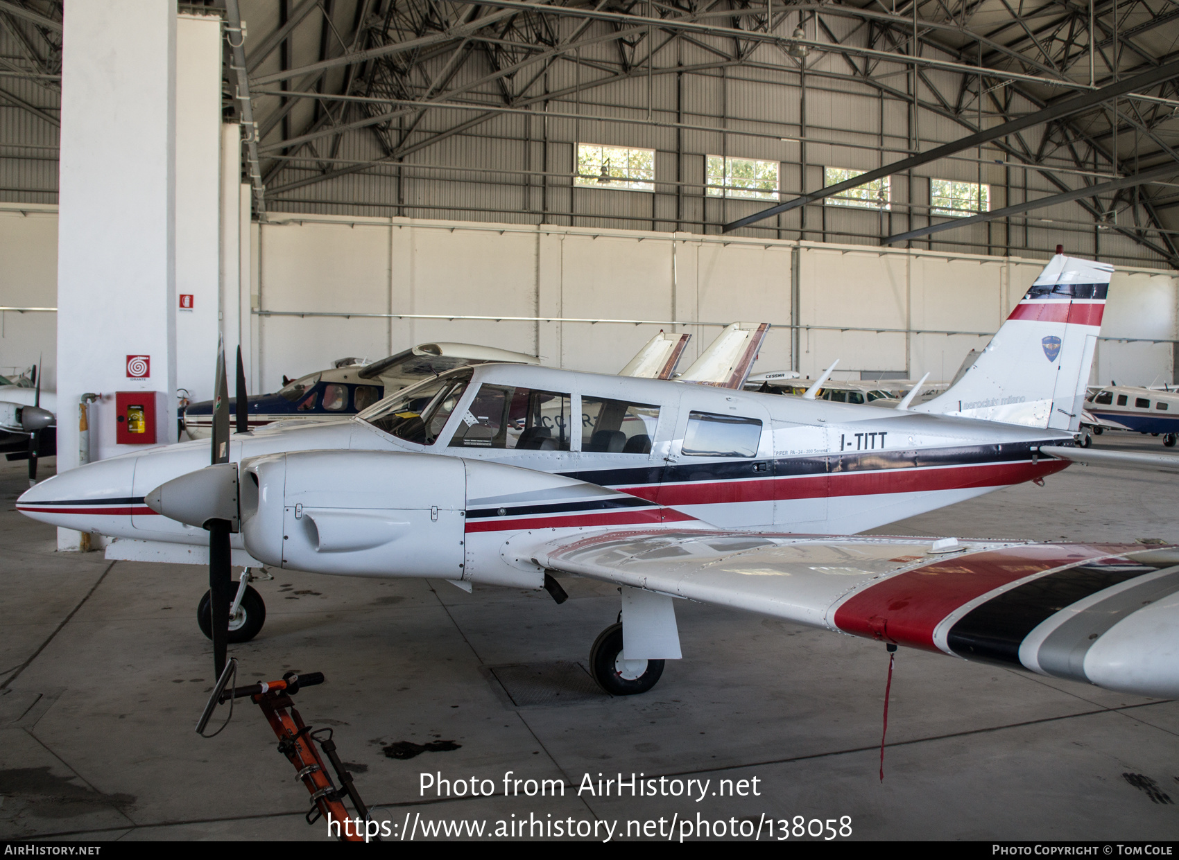 Aircraft Photo of I-TITT | Piper PA-34-200 Seneca | Aero Club Milano | AirHistory.net #138058