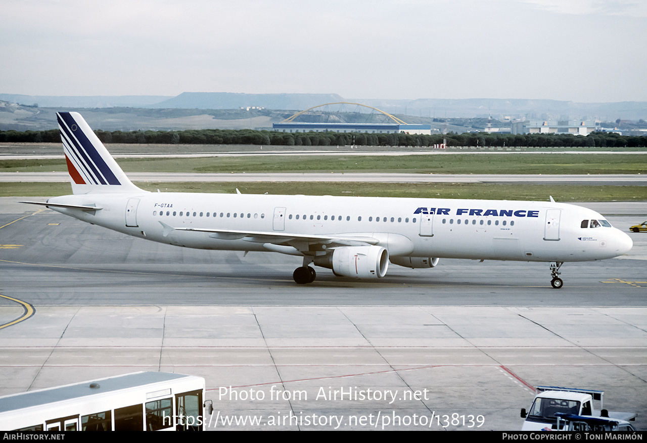 Aircraft Photo of F-GTAA | Airbus A321-211 | Air France | AirHistory.net #138139