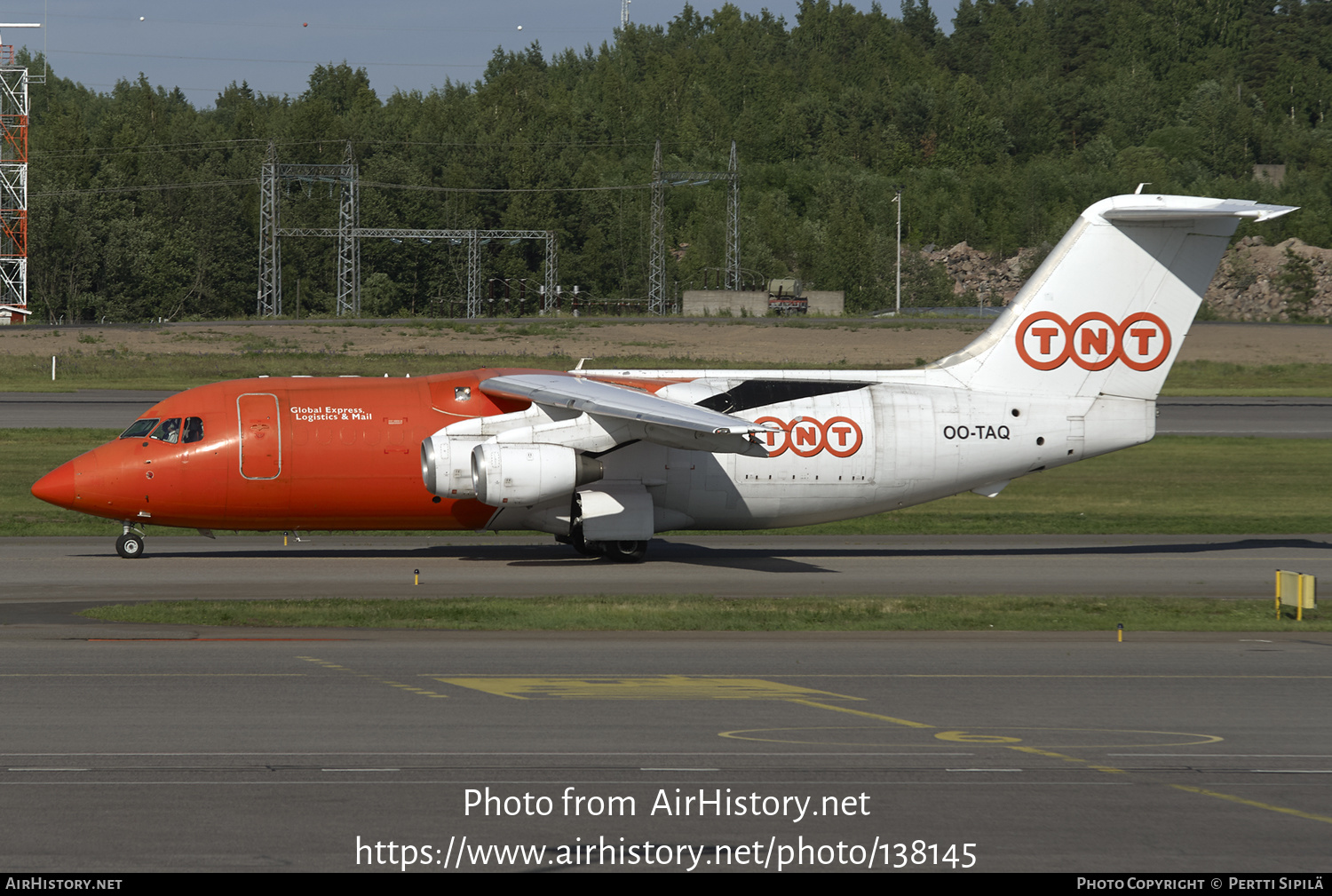 Aircraft Photo of OO-TAQ | British Aerospace BAe-146-200QT Quiet Trader | TNT Airways | AirHistory.net #138145