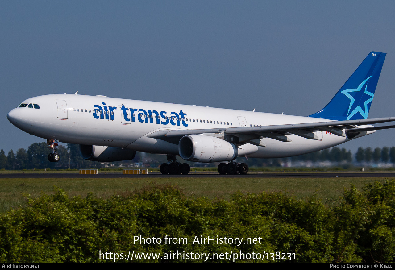 Aircraft Photo of C-GPTS | Airbus A330-243 | Air Transat | AirHistory.net #138231