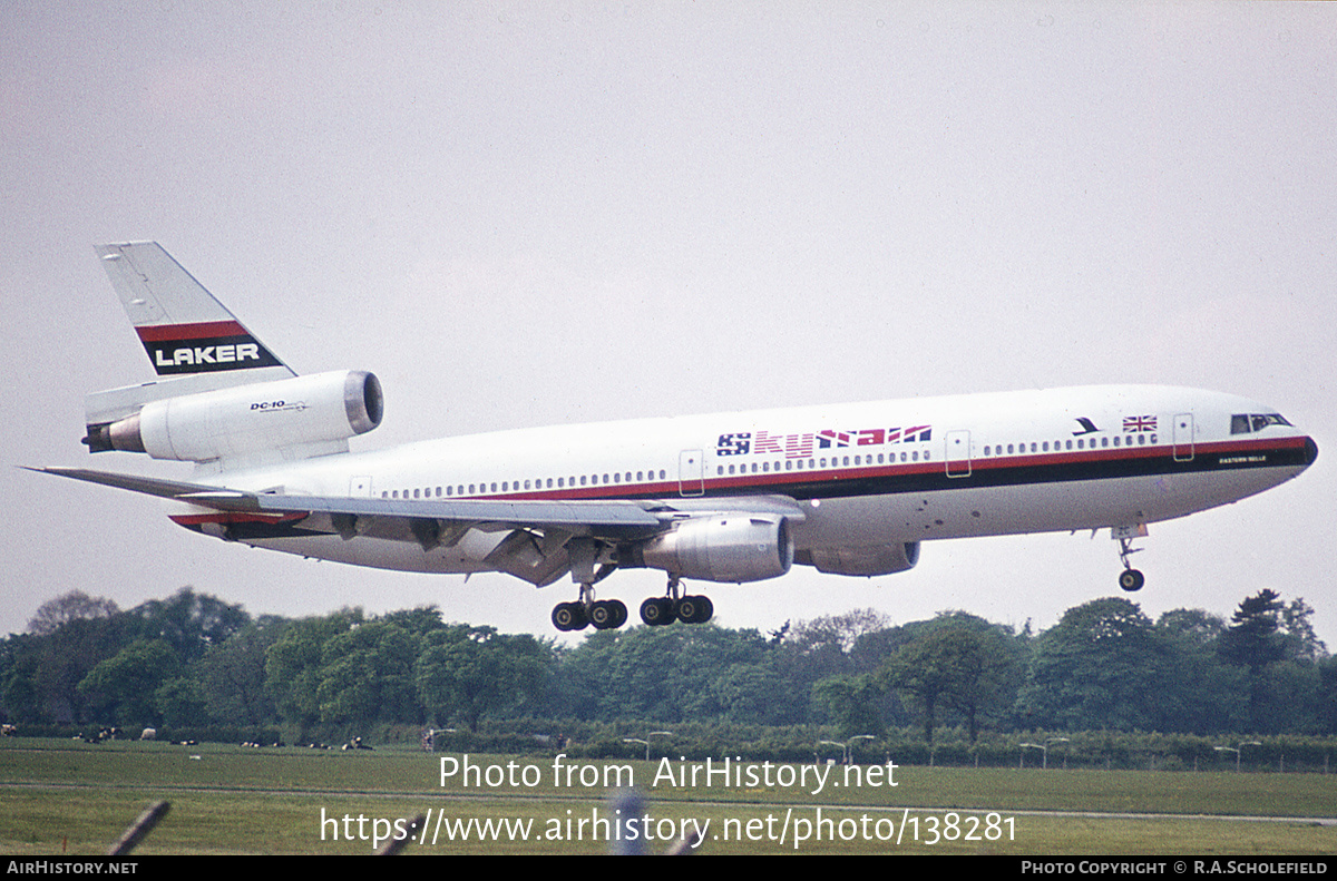 Aircraft Photo of G-AZZC | McDonnell Douglas DC-10-10 | Laker Airways Skytrain | AirHistory.net #138281