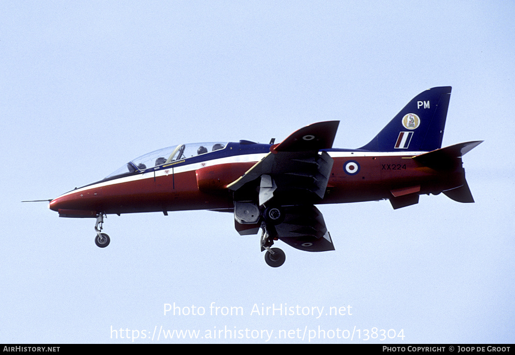 Aircraft Photo of XX224 | British Aerospace Hawk T.1 | UK - Air Force | AirHistory.net #138304