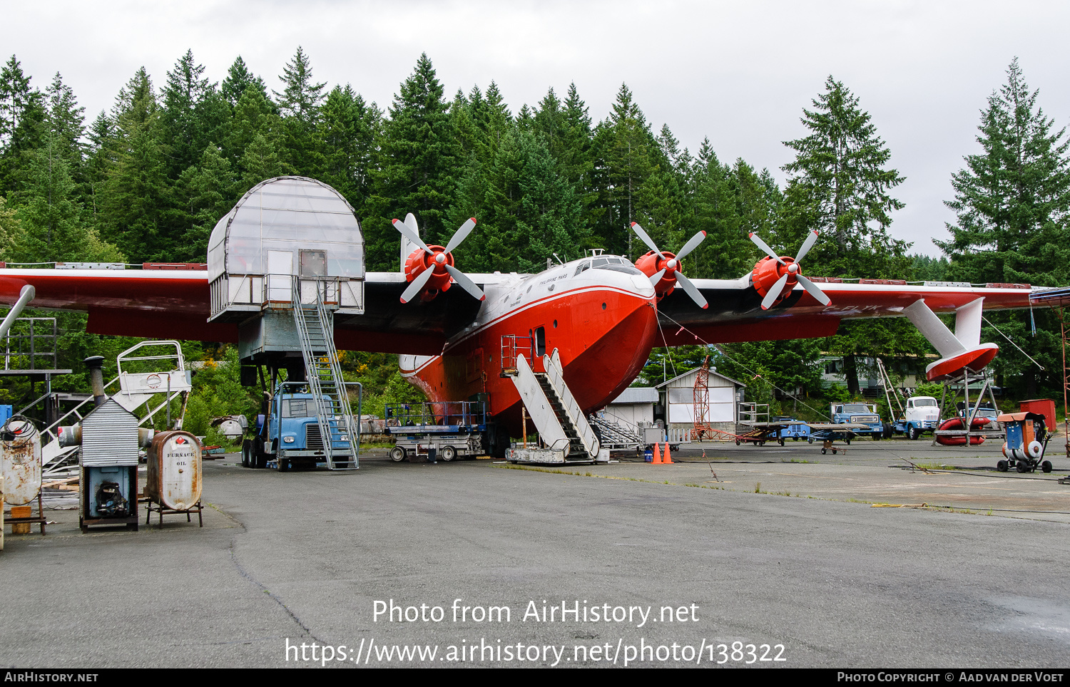 Aircraft Photo of C-FLYK | Martin JRM-3/AT Mars | TimberWest | AirHistory.net #138322