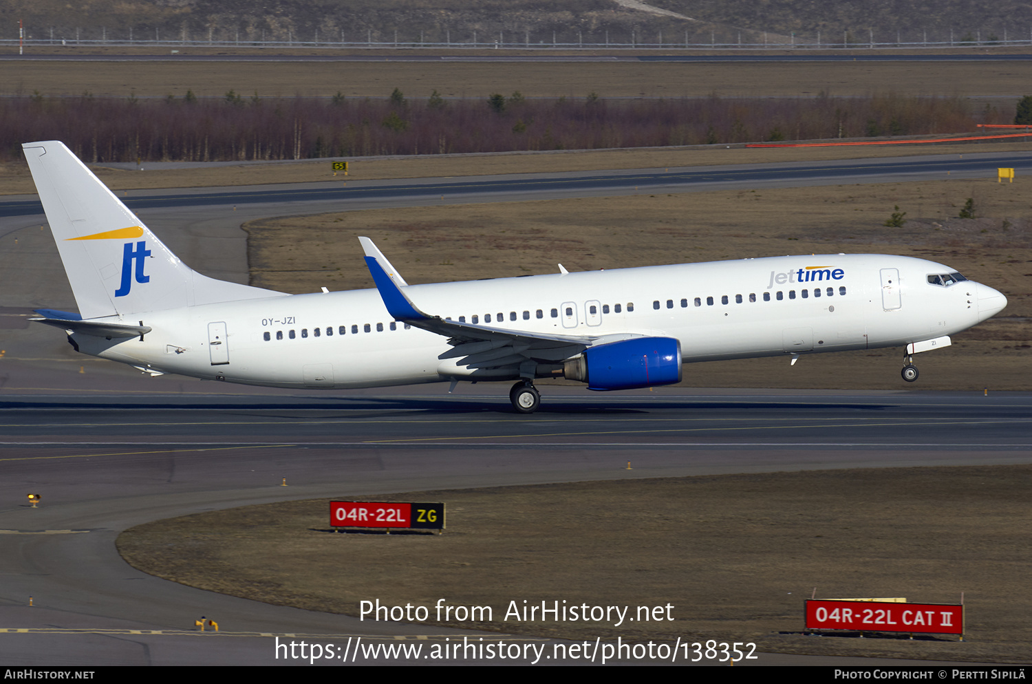 Aircraft Photo of OY-JZI | Boeing 737-83N | Jettime | AirHistory.net #138352