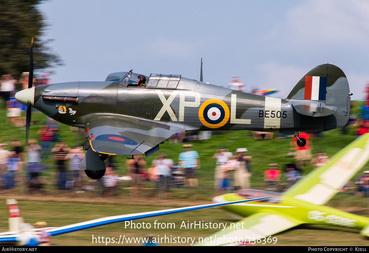 Aircraft Photo of G-HHII / BE505 | Hawker Hurricane Mk2B | UK - Air Force | AirHistory.net #138369