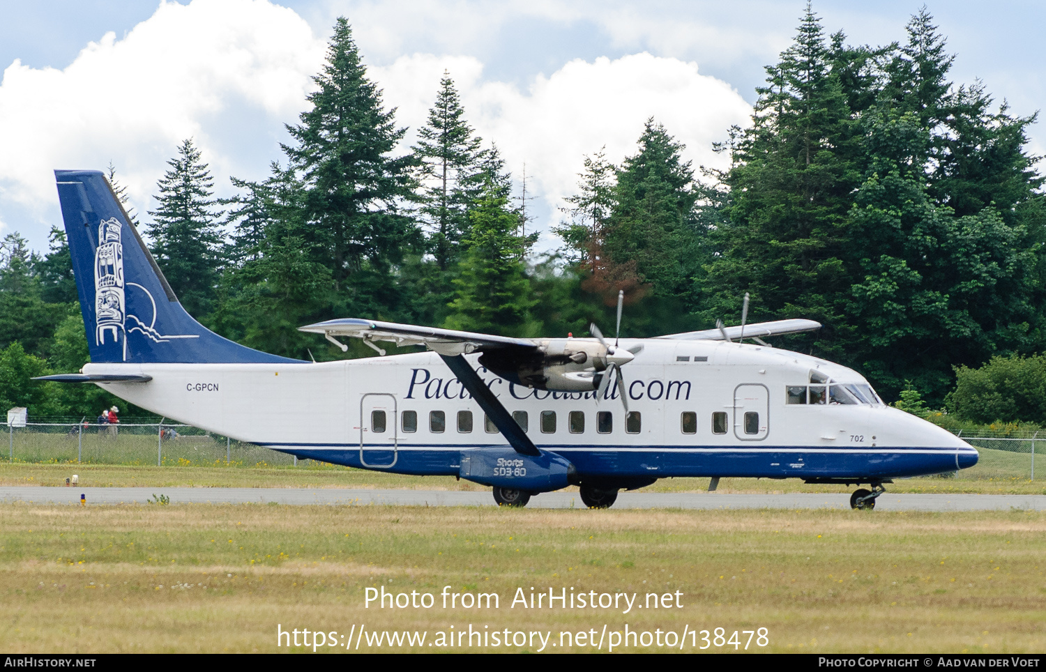 Aircraft Photo of C-GPCN | Short 360-100 | Pacific Coastal Airlines | AirHistory.net #138478