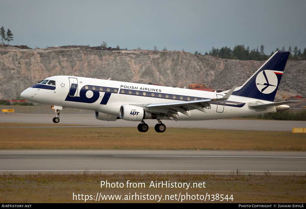 Aircraft Photo of SP-LDI | Embraer 170LR (ERJ-170-100LR) | LOT Polish Airlines - Polskie Linie Lotnicze | AirHistory.net #138544