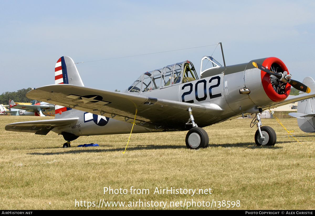 Aircraft Photo of N62700 / 202 | Vultee BT-13A Valiant | USA - Army | AirHistory.net #138598