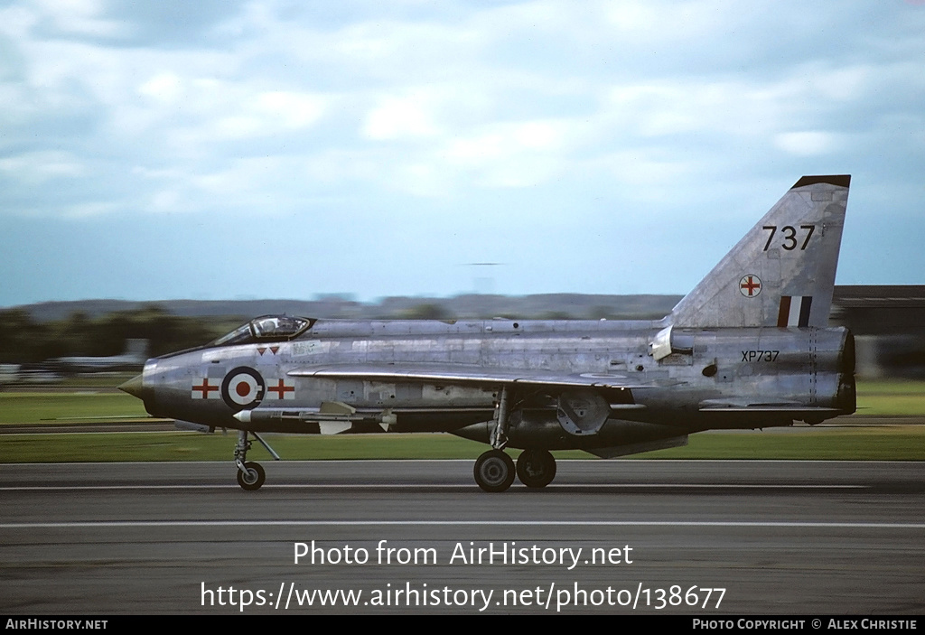 Aircraft Photo of XP737 | English Electric Lightning F3 | UK - Air Force | AirHistory.net #138677