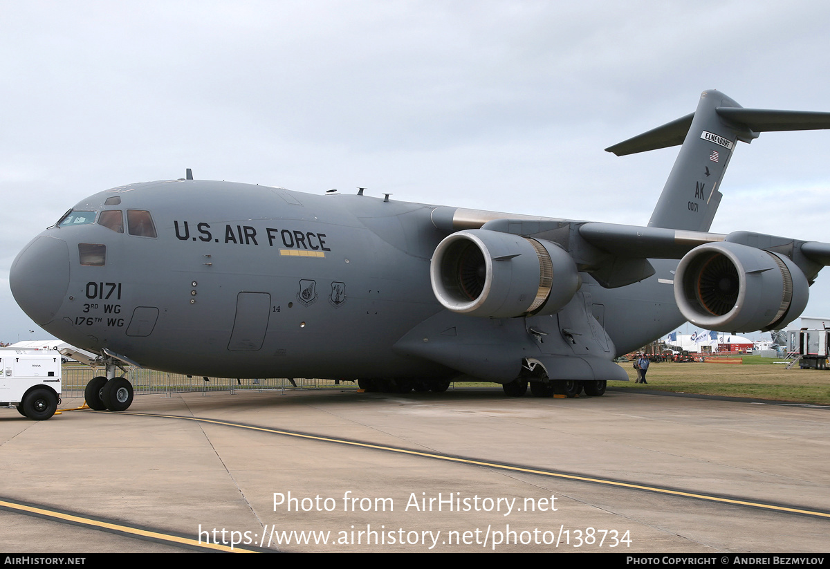 Aircraft Photo of 00-0171 / 00171 | Boeing C-17A Globemaster III | USA - Air Force | AirHistory.net #138734