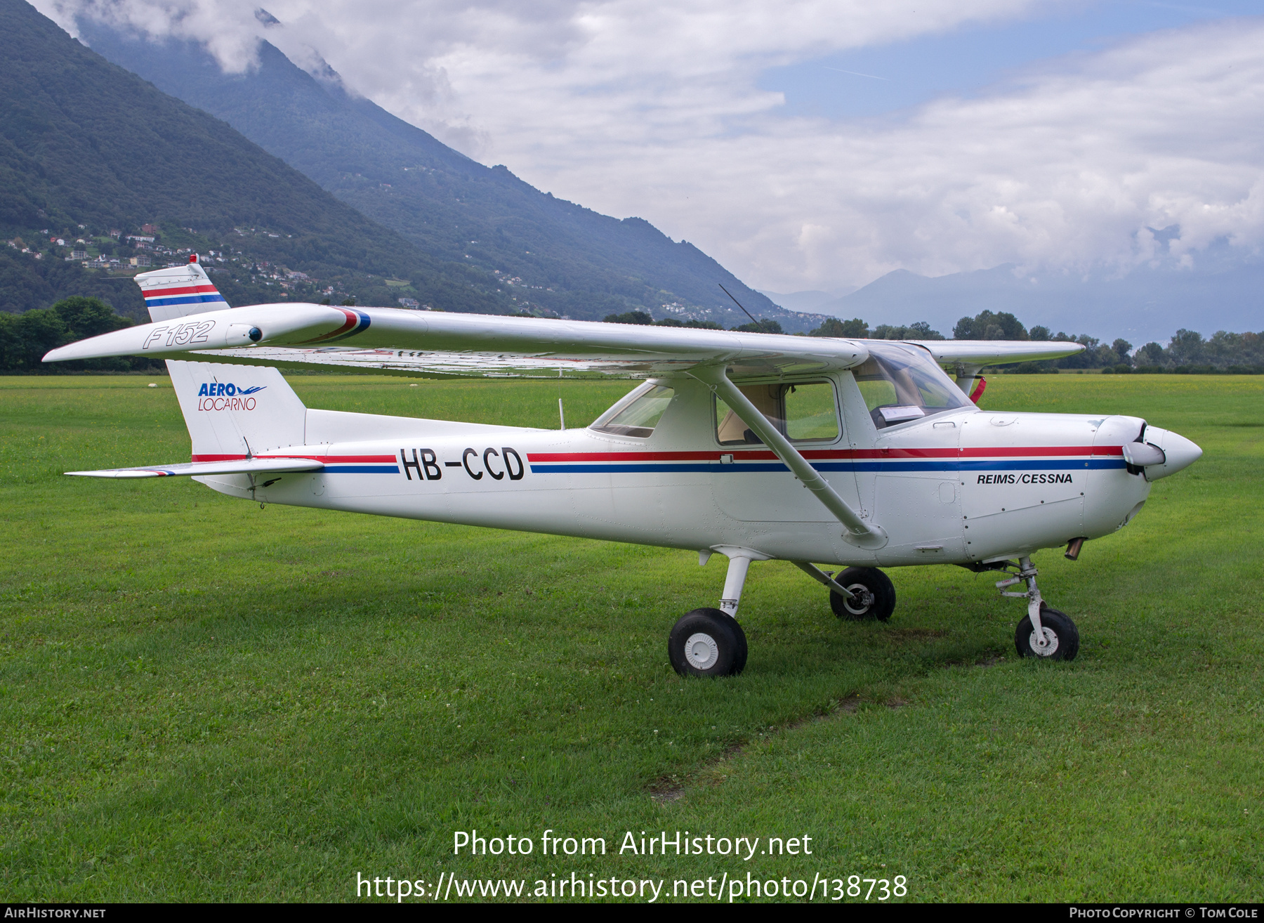 Aircraft Photo of HB-CCD | Reims F152 | Aero Locarno | AirHistory.net #138738