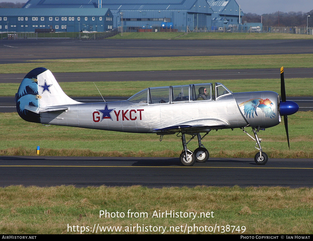 Aircraft Photo of G-YKCT | Yakovlev Yak-52 | AirHistory.net #138749