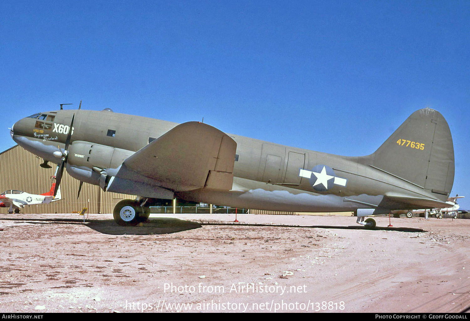 Aircraft Photo of 44-77635 / 477635 | Curtiss C-46D Commando | USA - Air Force | AirHistory.net #138818