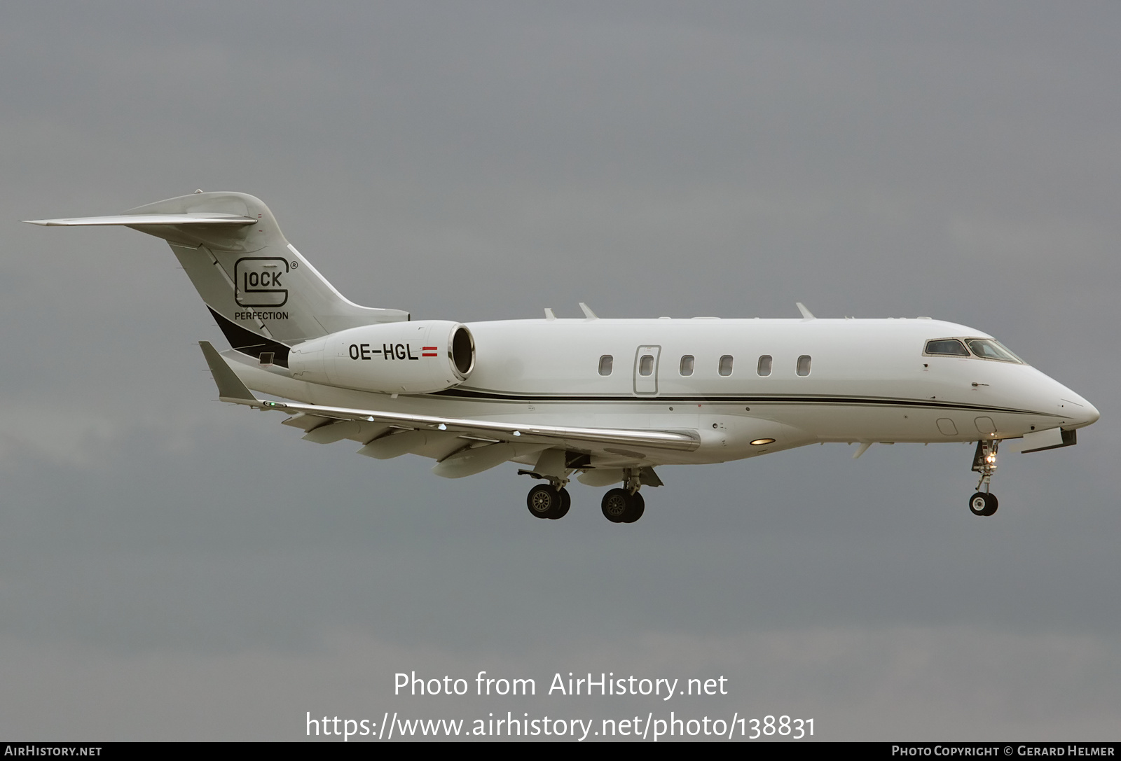 Aircraft Photo of OE-HGL | Bombardier Challenger 300 (BD-100-1A10) | Glock | AirHistory.net #138831