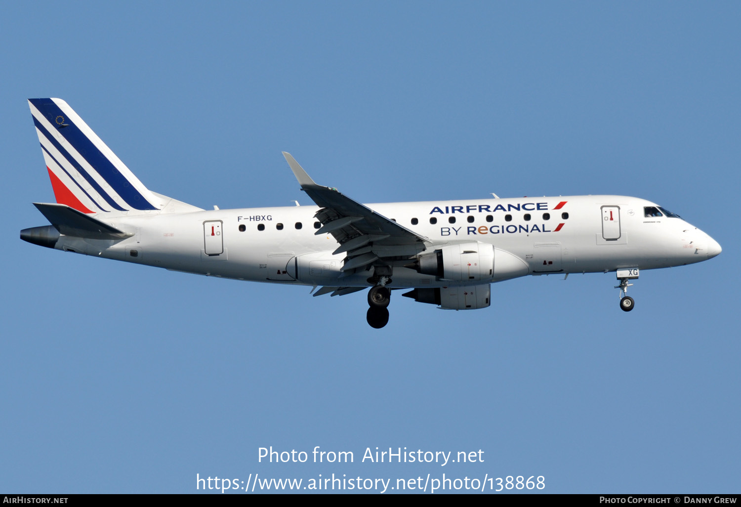 Aircraft Photo of F-HBXG | Embraer 170STD (ERJ-170-100STD) | Air France | AirHistory.net #138868