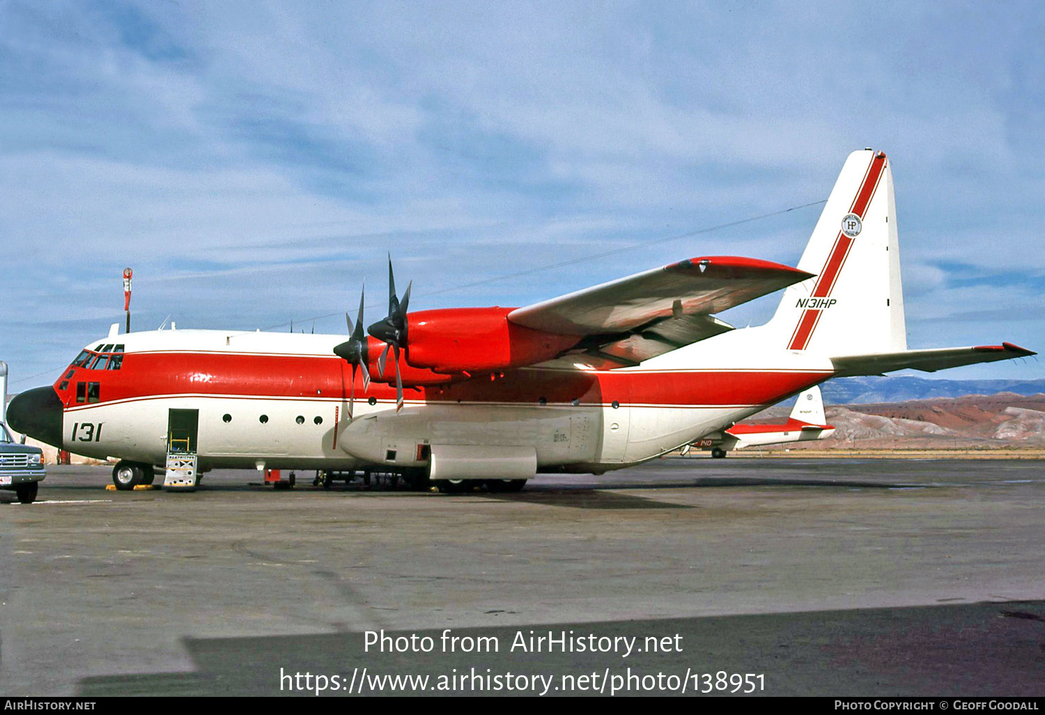 Aircraft Photo of N131HP | Lockheed C-130A Hercules (L-182) | Hawkins & Powers Aviation | AirHistory.net #138951