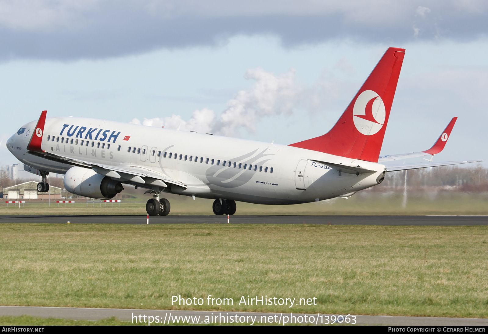 Aircraft Photo of TC-JGZ | Boeing 737-8F2 | Turkish Airlines | AirHistory.net #139063