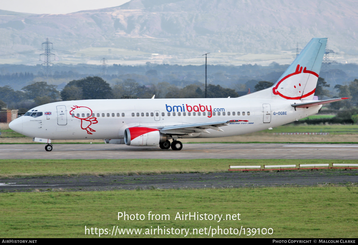 Aircraft Photo of G-OGBE | Boeing 737-3L9 | Bmibaby | AirHistory.net #139100